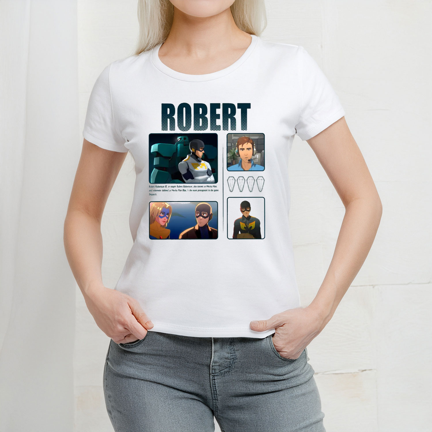 Anime Character – Dispatch Game 2025 Robert T-Shirt - Official Dispatch ...
