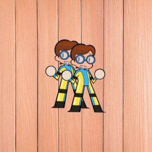 Aqua Jet Kid – Dispatch Chibi Sticker