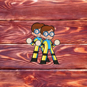 Aqua Jet Kid – Dispatch Chibi Sticker