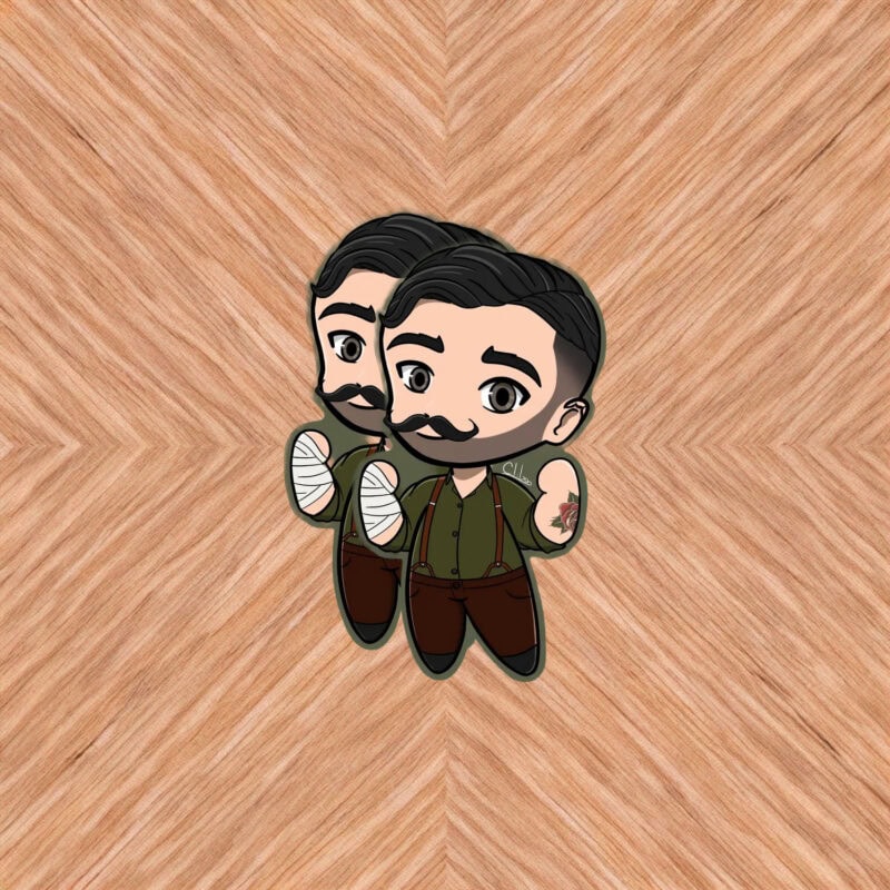 Battlefield Medic Dispatch Game Chibi Sticker