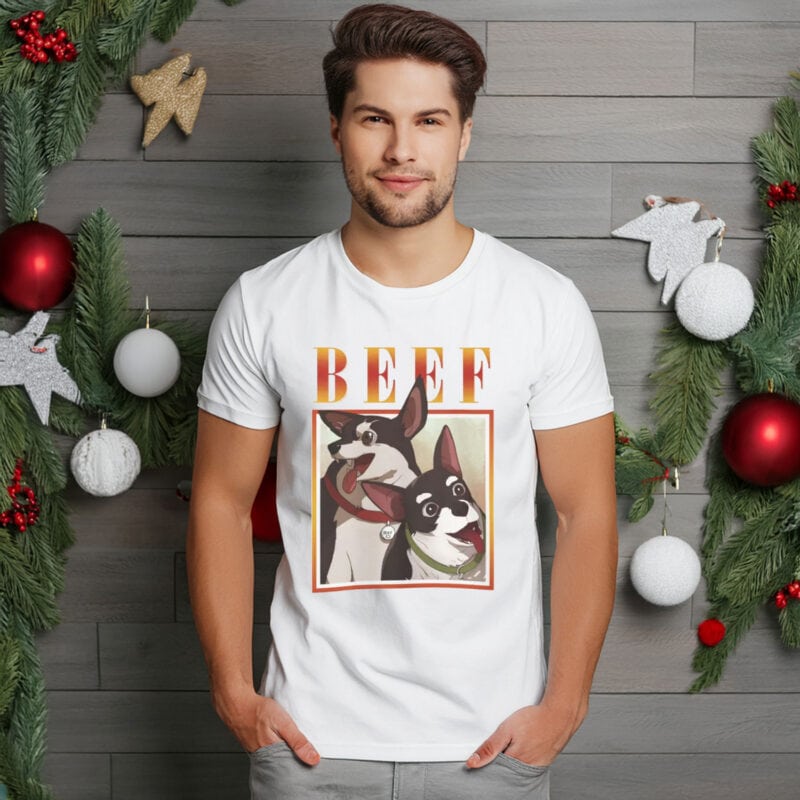 Beef Dispatch Gaming Shirt – Unisex Vintage Retro Bootleg T-Shirt