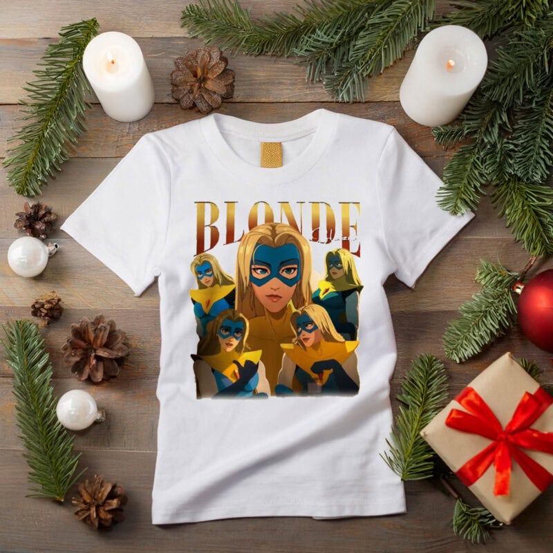 Blonde Blazer Dispatch Game Tee – Kpop Gaming Fan T-Shirt