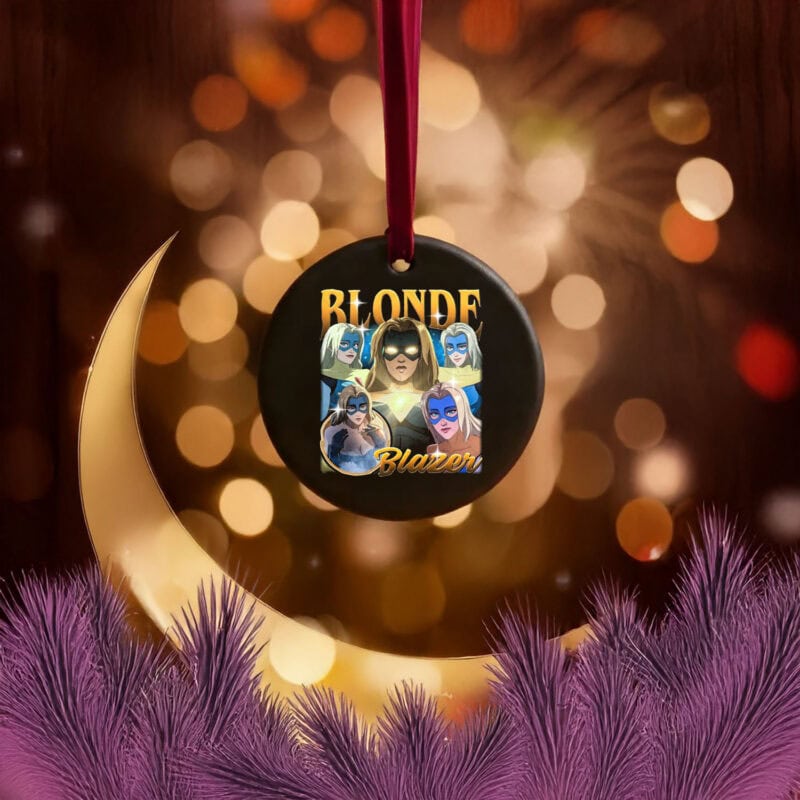 Blonde Blazer Dispatch Gaming Ornament
