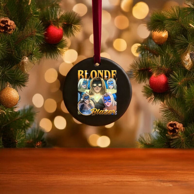 Blonde Blazer Dispatch Gaming Ornament