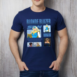 Blonde Blazer Dispatch Shirt – Game Character Tee