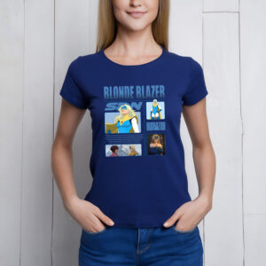 Blonde Blazer Dispatch Shirt – Game Character Tee