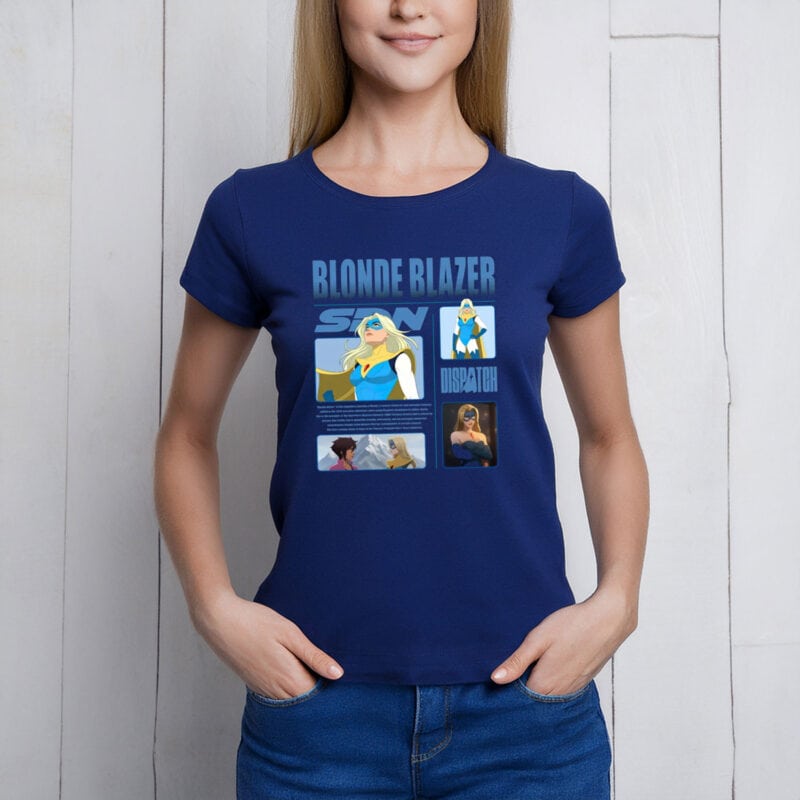 Blonde Blazer Dispatch Shirt – Game Character Tee