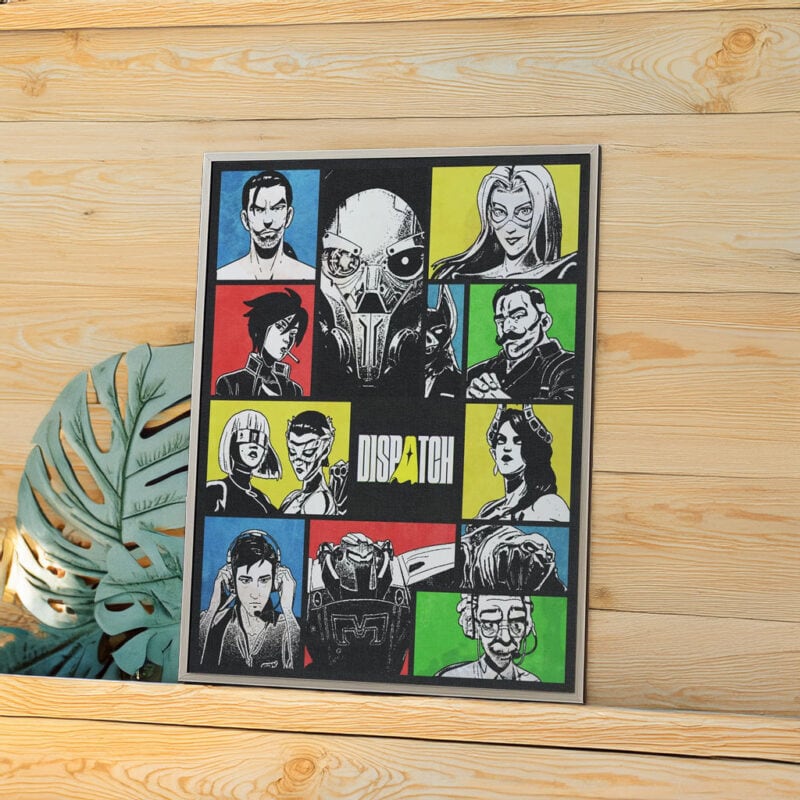 Brutalist Dispatch Poster - Wall Art for Any Room - Hero Textured Print