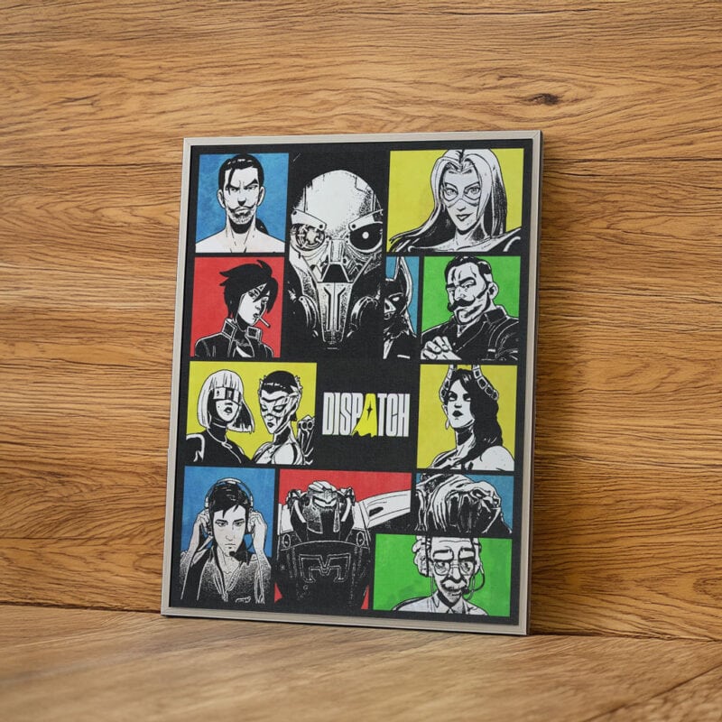 Brutalist Dispatch Poster - Wall Art for Any Room - Hero Textured Print