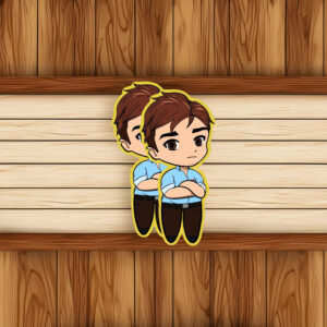 Calm Strategist Dispatch Game Chibi Sticker