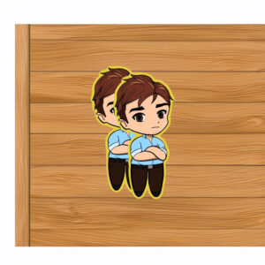 Calm Strategist Dispatch Game Chibi Sticker
