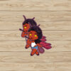 Crimson Demoness Dispatch Game Chibi Sticker