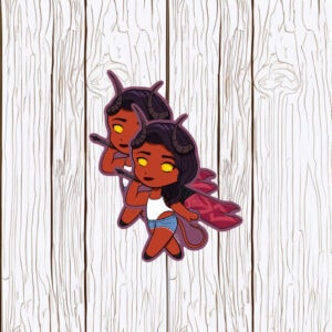 Crimson Demoness Dispatch Game Chibi Sticker