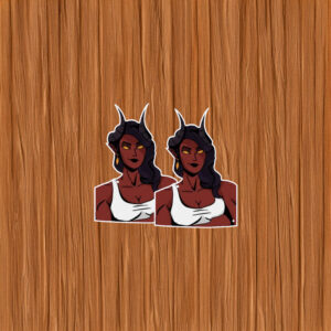 Crimson Demoness – Dispatch Character Sticker