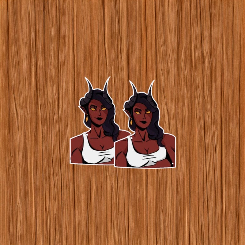 Crimson Demoness – Dispatch Character Sticker