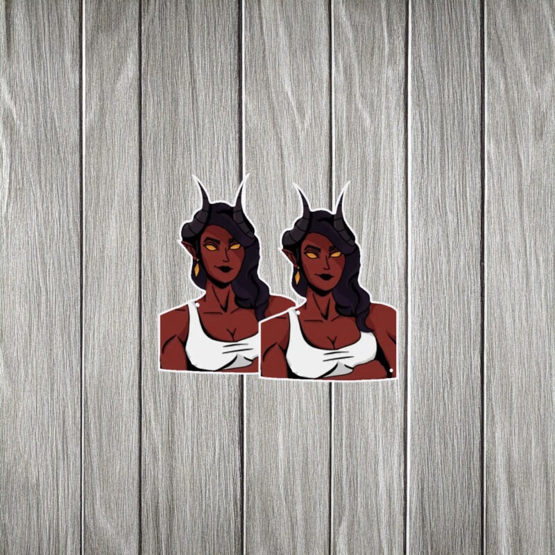 Crimson Demoness – Dispatch Character Sticker