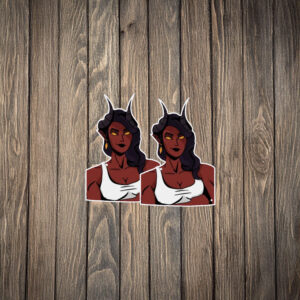 Crimson Demoness – Dispatch Character Sticker