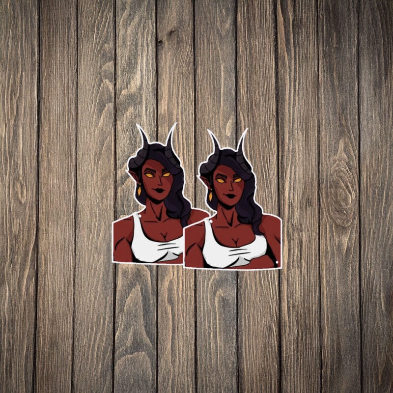 Crimson Demoness – Dispatch Character Sticker