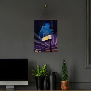 DISPATCH Nightfall Over Neon City Poster