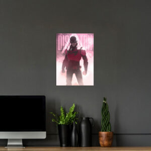 DISPATCH Sentinel of the Neon Veil Poster