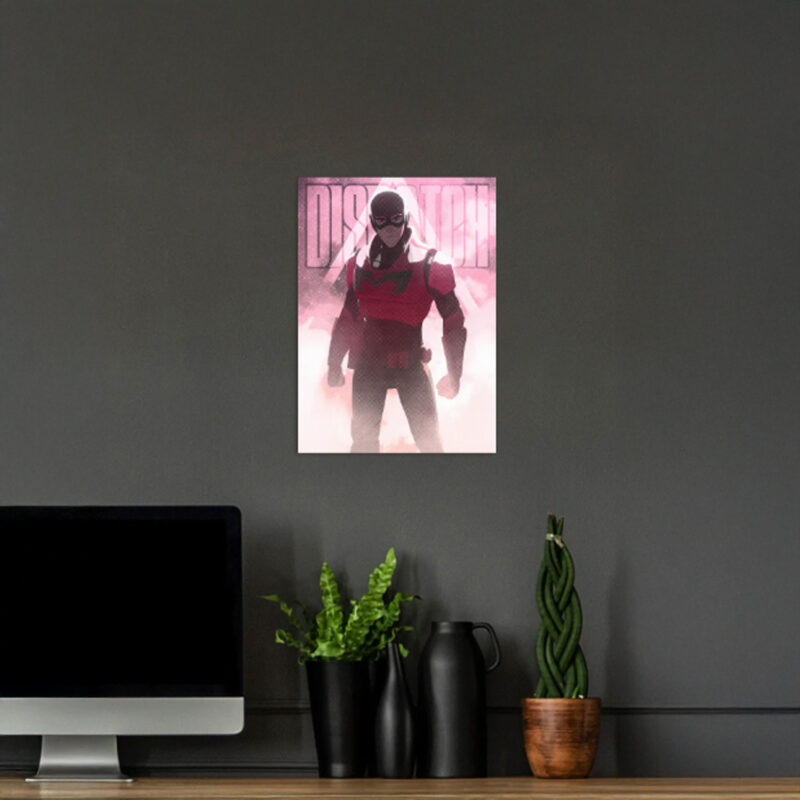 DISPATCH Sentinel of the Neon Veil Poster