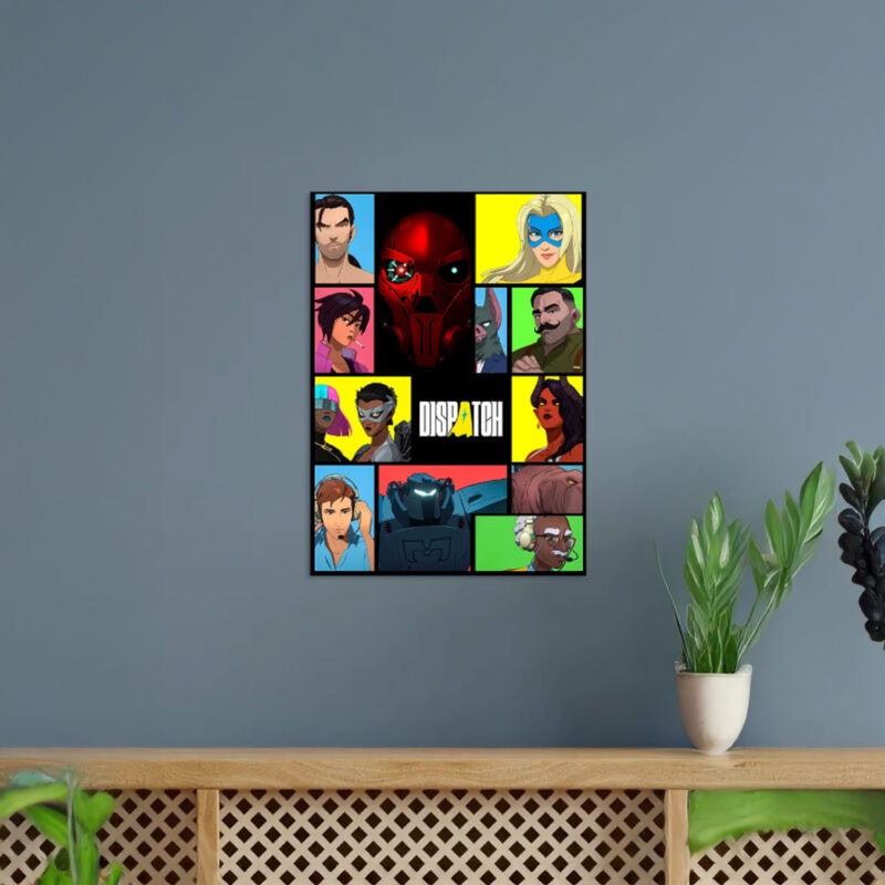 Dispatch Character Grid Showcase Poster