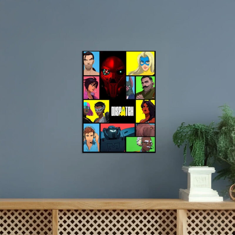 Dispatch Character Grid Showcase Poster