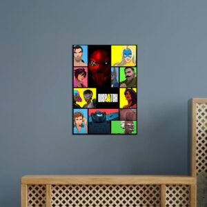 Dispatch Character Grid Showcase Poster