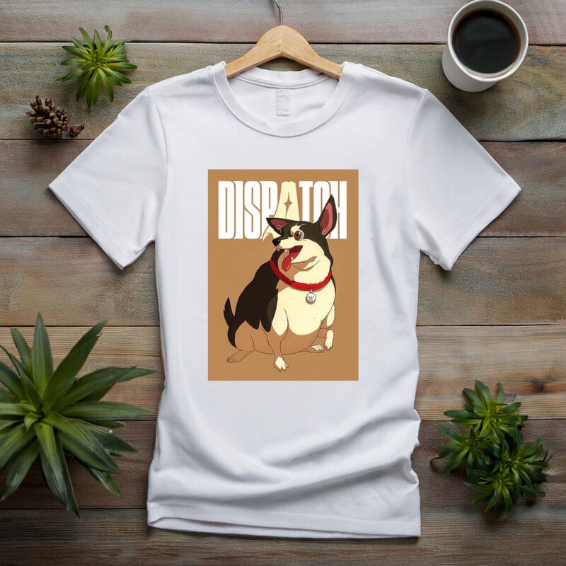 Dispatch Corgi Hero Mascot T-Shirt