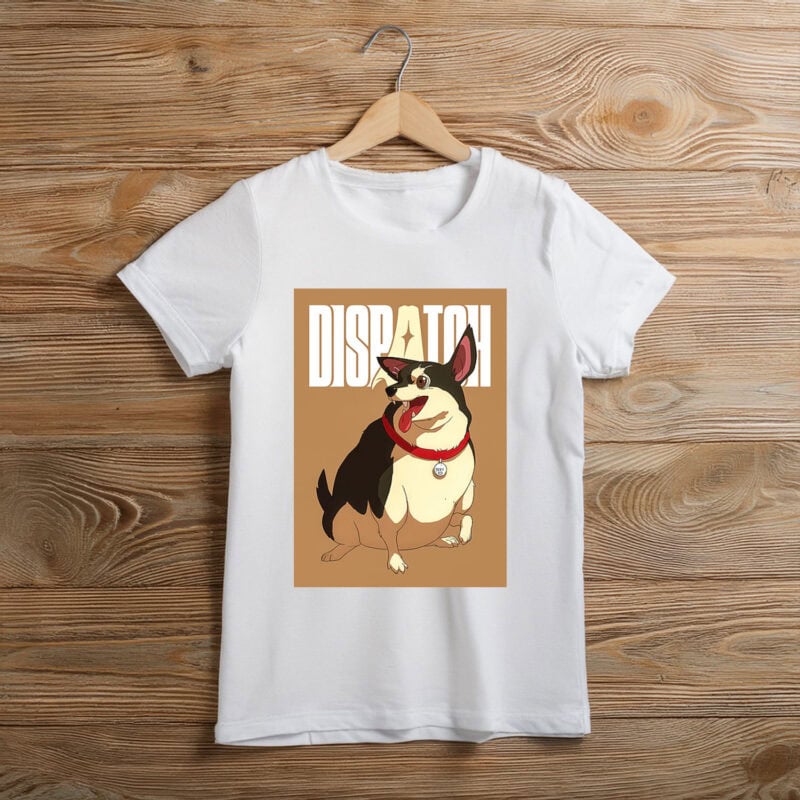 Dispatch Corgi Hero Mascot T-Shirt
