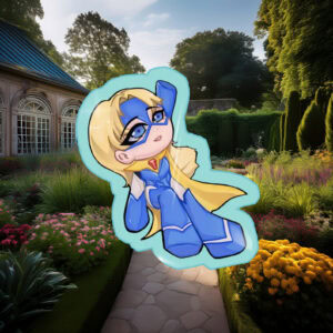 Dispatch Couple Epoxy Acrylic Keychain Blonde Blazer-Mandy