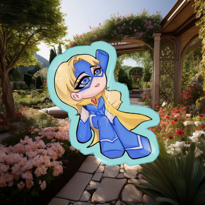 Dispatch Couple Epoxy Acrylic Keychain Blonde Blazer-Mandy