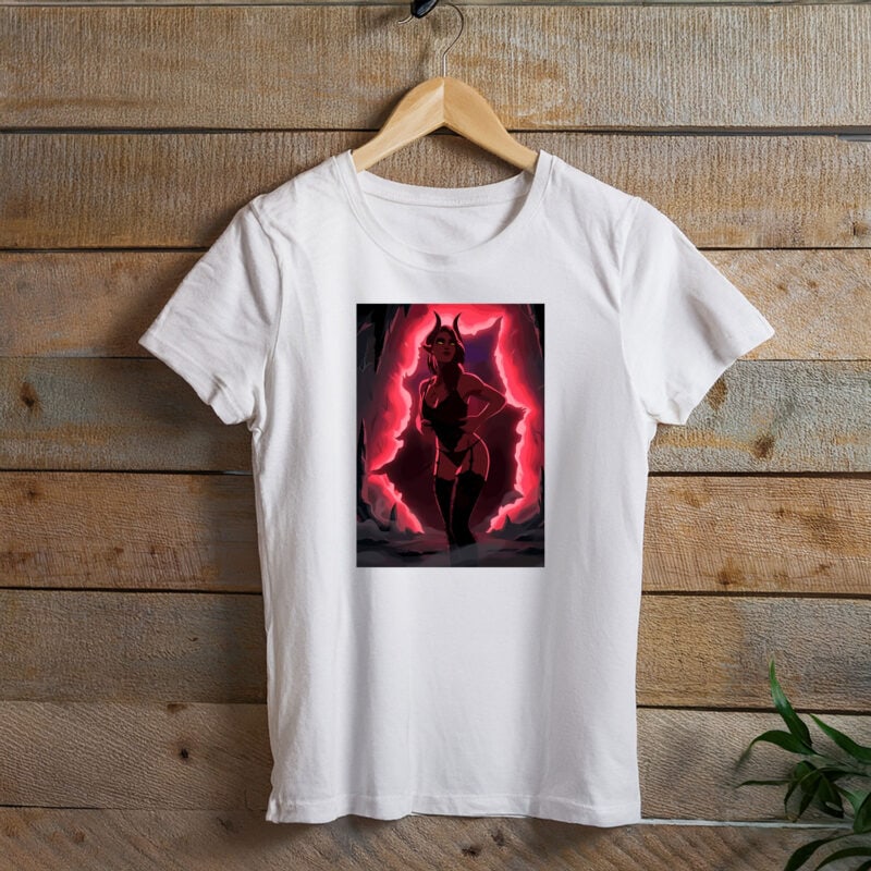 Dispatch Crimson Demon Portal Silhouette Tee