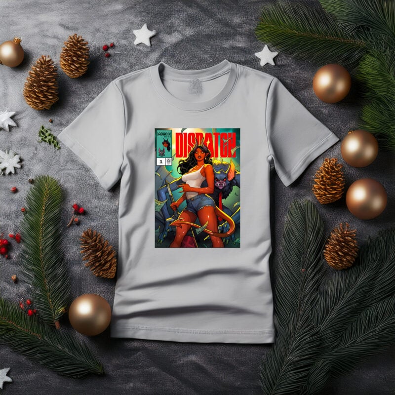 Dispatch Demon Hunt Issue No.1 Comic Cover T-Shirt