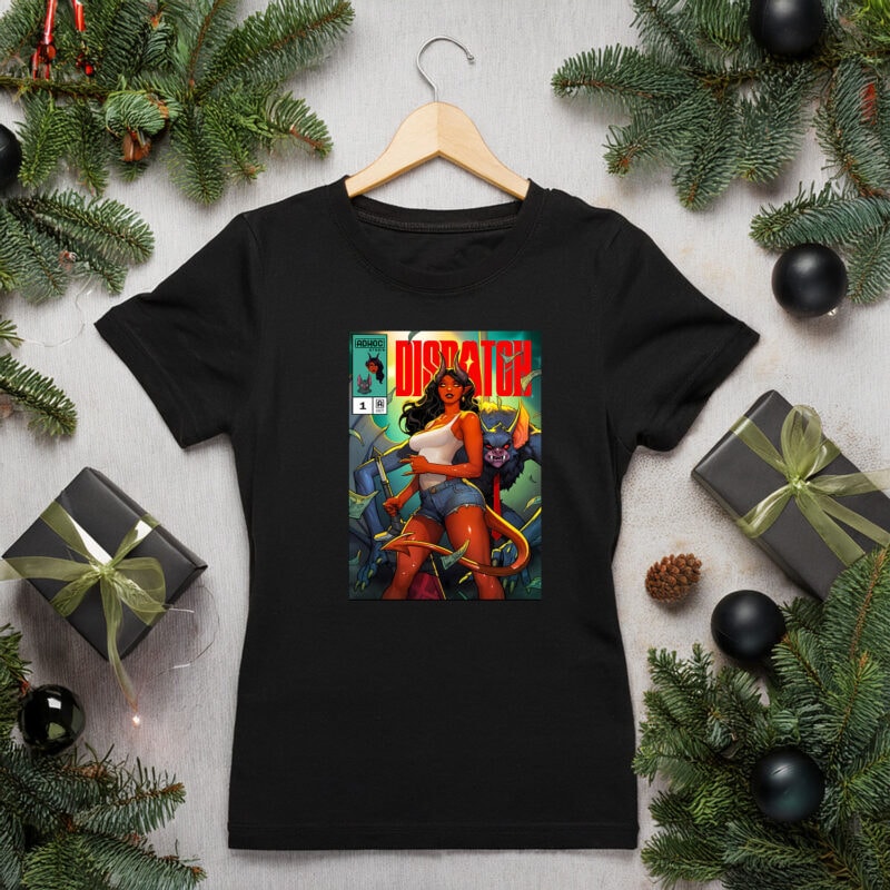 Dispatch Demon Hunt Issue No.1 Comic Cover T-Shirt
