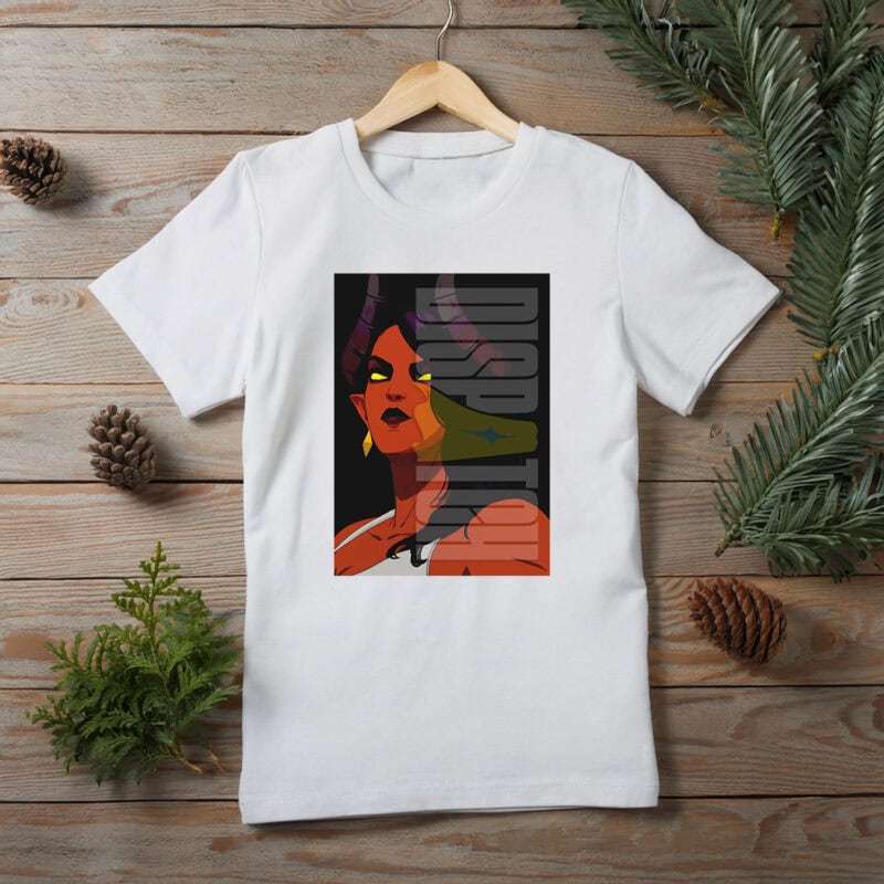 Dispatch Demon Queen Bold Expression T-Shirt