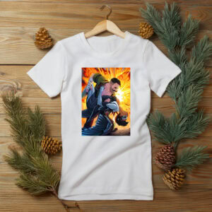 Dispatch Explosive Rescue Fight Scene T-Shirt