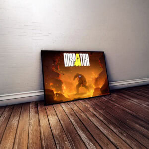 Dispatch Fireborn Warrior Poster