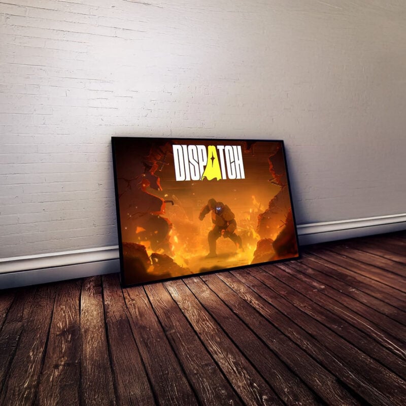 Dispatch Fireborn Warrior Poster