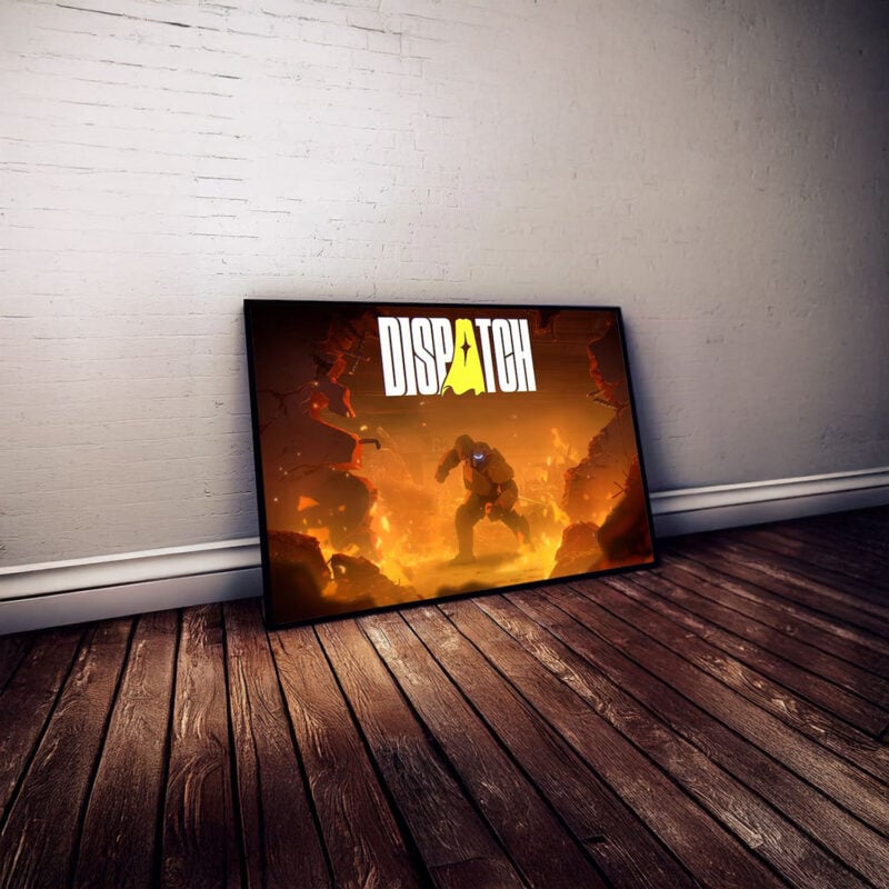 Dispatch Fireborn Warrior Poster
