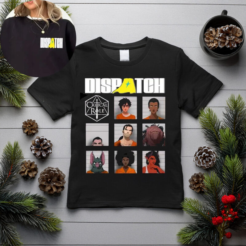 Dispatch Game Character Double Sides Shirt
