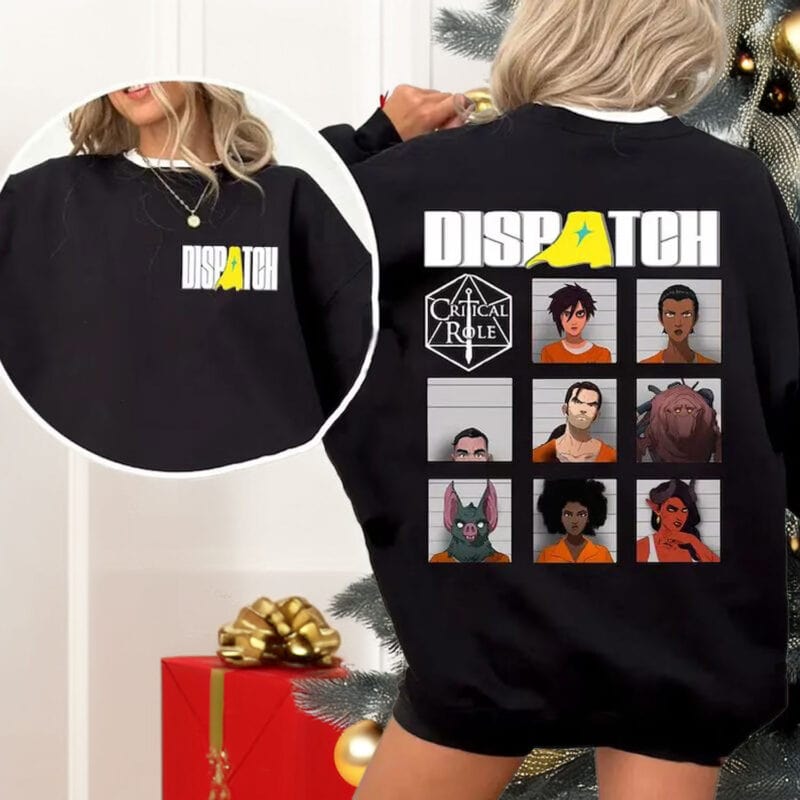 Dispatch Game Character Double Sides Shirt