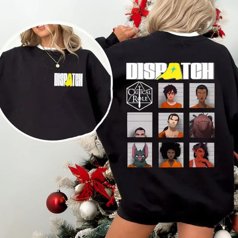 Dispatch Game Character Double Sides Shirt