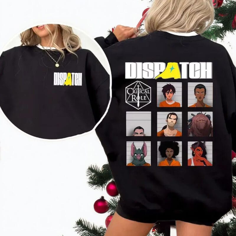 Dispatch Game Character Double Sides Shirt