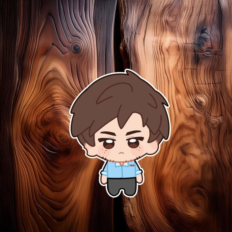 Dispatch Game Z-Team Robert Acrylic Keychain