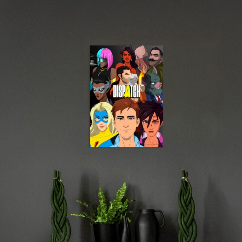 Dispatch Heroes Line-Up Portrait Poster