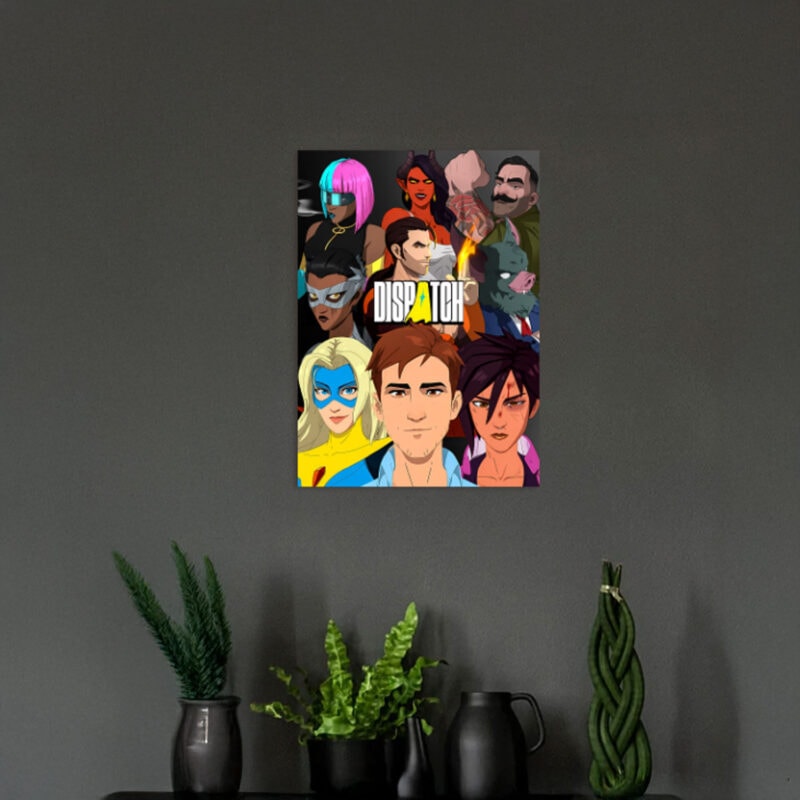 Dispatch Heroes Line-Up Portrait Poster