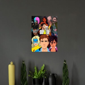 Dispatch Heroes Line-Up Portrait Poster