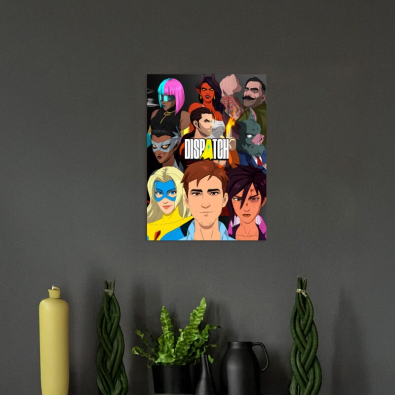 Dispatch Heroes Line-Up Portrait Poster