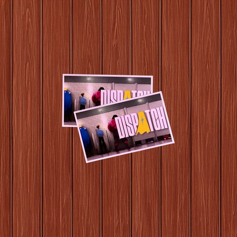 Dispatch Locker Room Scene Sticker